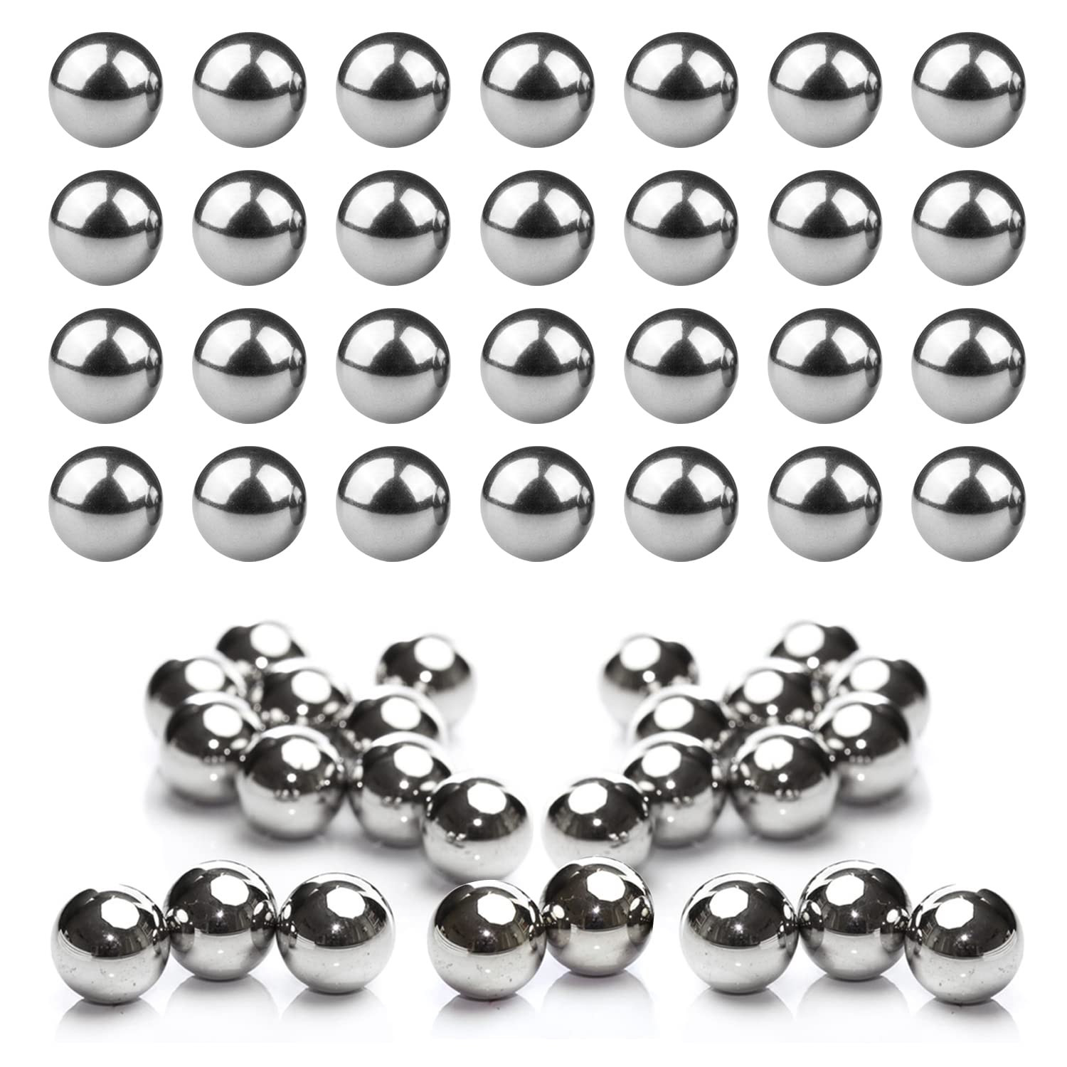 500 Pcs 0.3″Inch Steel Ball Bearing 8Mm Precision Bearings 5/16 Inch