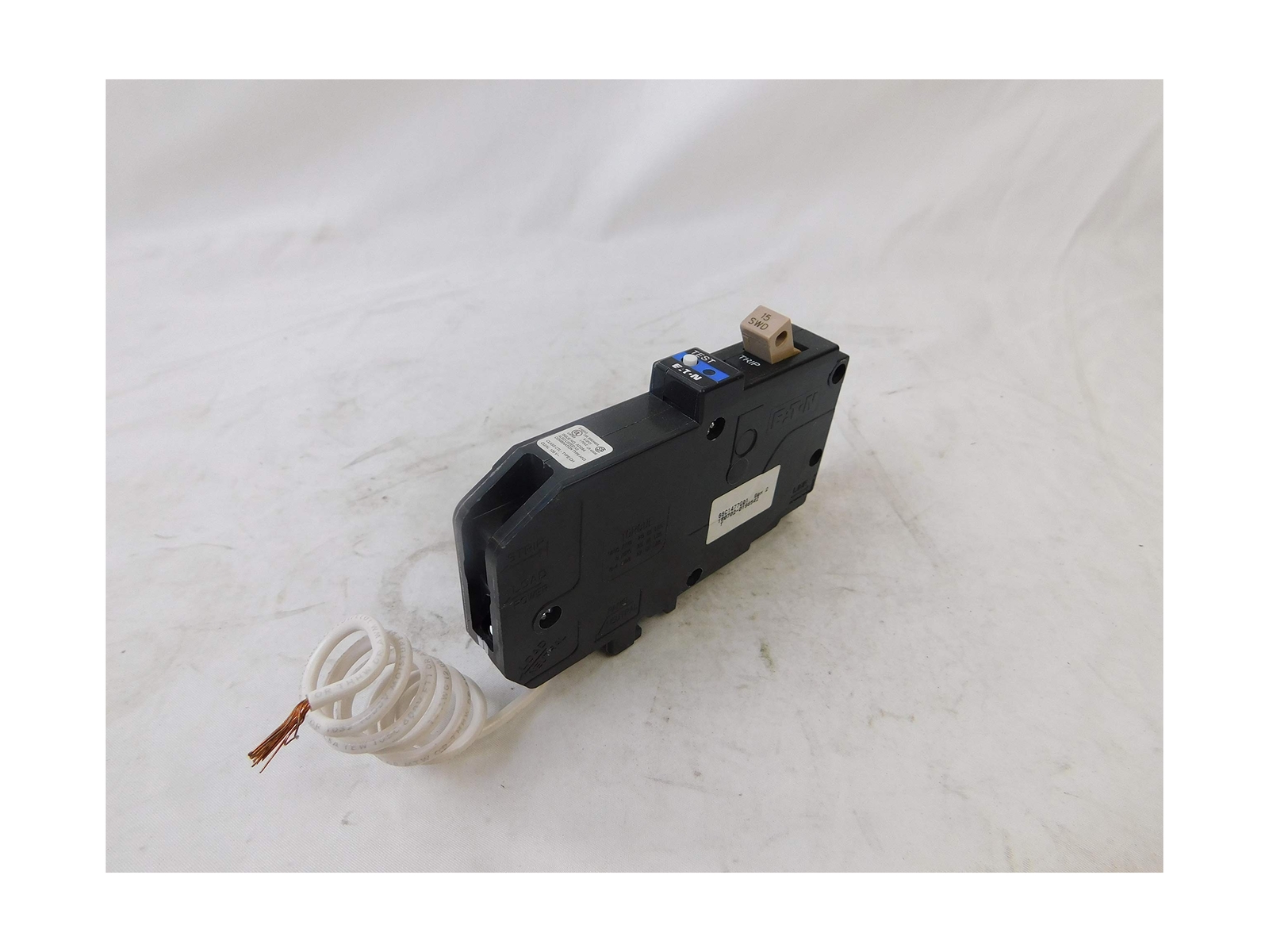 Eaton Cutler Hammer 15 Amp Single Pole Dual Function Arc Fault/Ground Fault B…