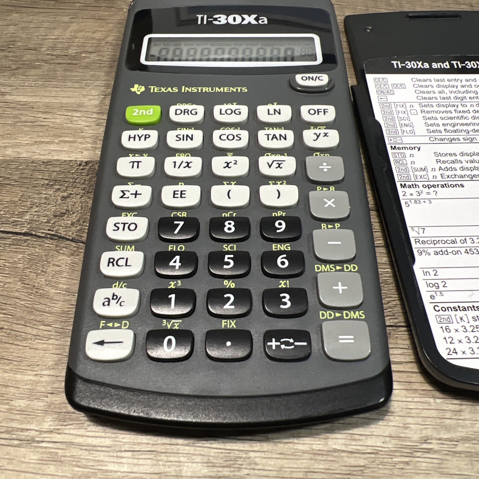 Texas Instruments TI-30XA Scientific Calculator Handheld Financial Tested