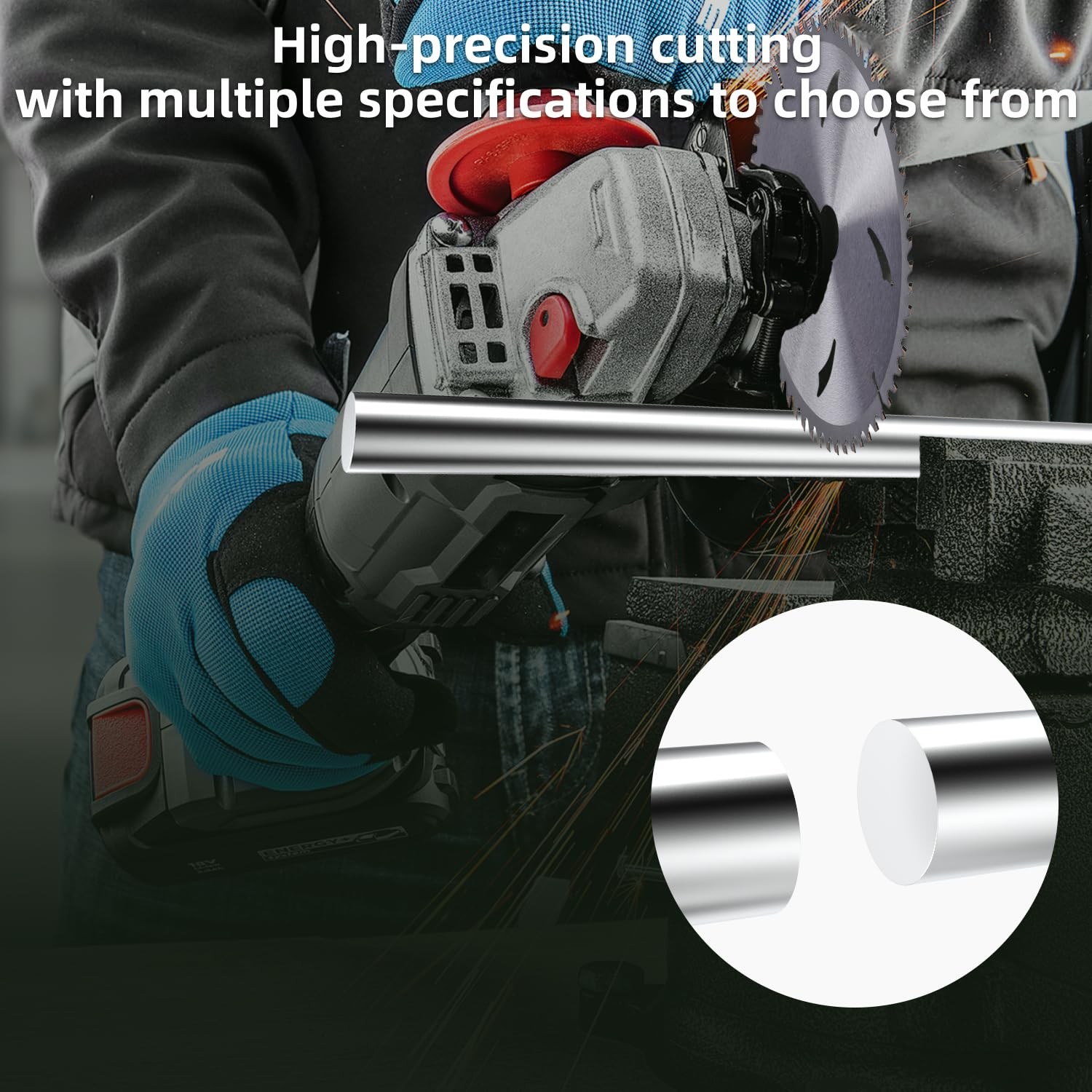 Aluminum Round Bar 6061 T651 Solid Metal Rod 12 Inch 8mm Dia 0.32 In 2 PCS
