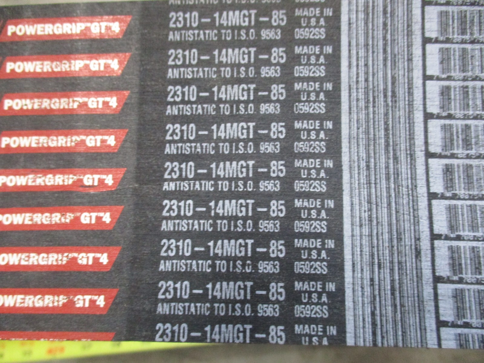 GATES 2310-14MGT-85, GT4 POWERGRIP BELT, T1349