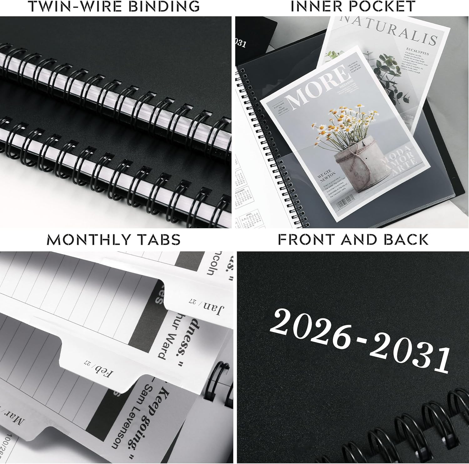 2026-2031 Monthly Planner/Calendar – 5 Year Monthly Planner, Jul. 2026 – Jun. 20