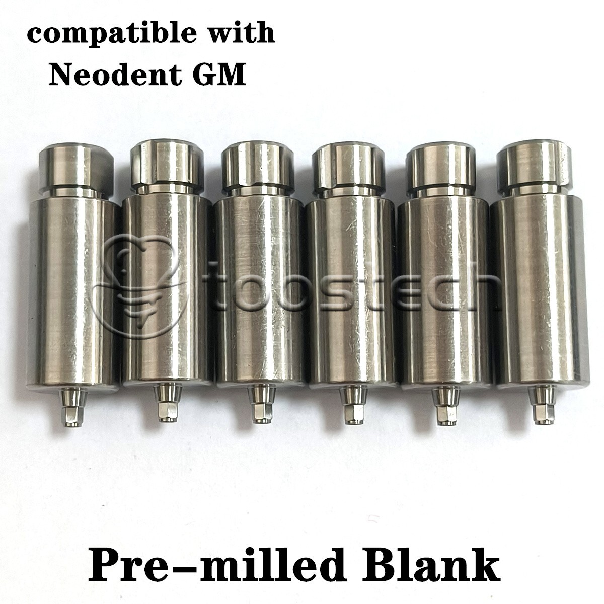 10 pcs titanium pre-milled compatible with Neodent GM ARUM type platfom Regular