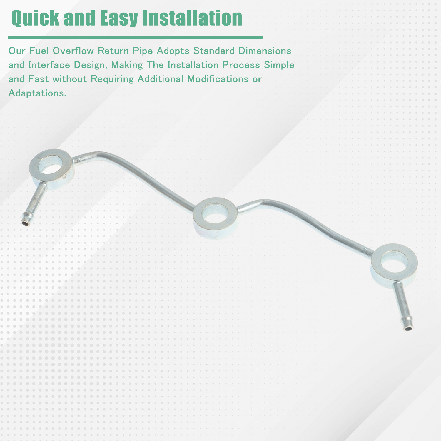 Aftermarket Quality Fuel Overflow Return Pipe for Kubota D905 D1005 D1105 D1305