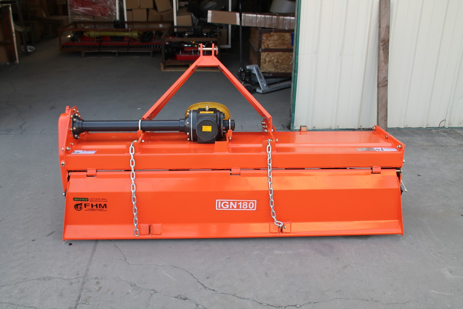 71″ Tiller Heavy Duty Cat.I 3pt 25hp+ Rating (FH-IGN180) w/SlipClutch Driveline