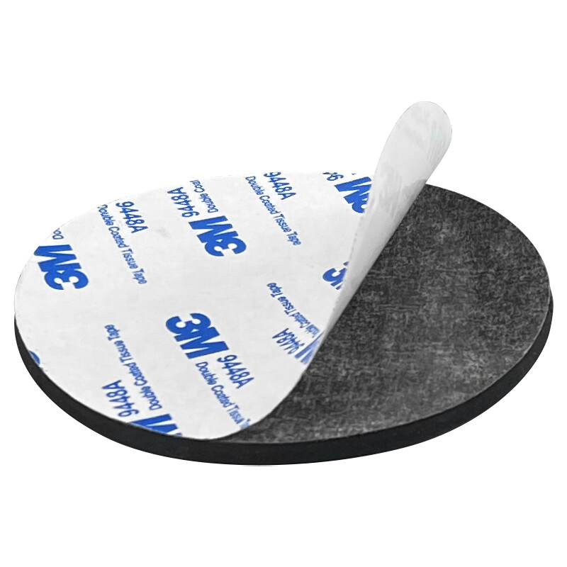 Black Round Self Adhesive Backing Silicone Rubber Non-slip flat Pads Protector