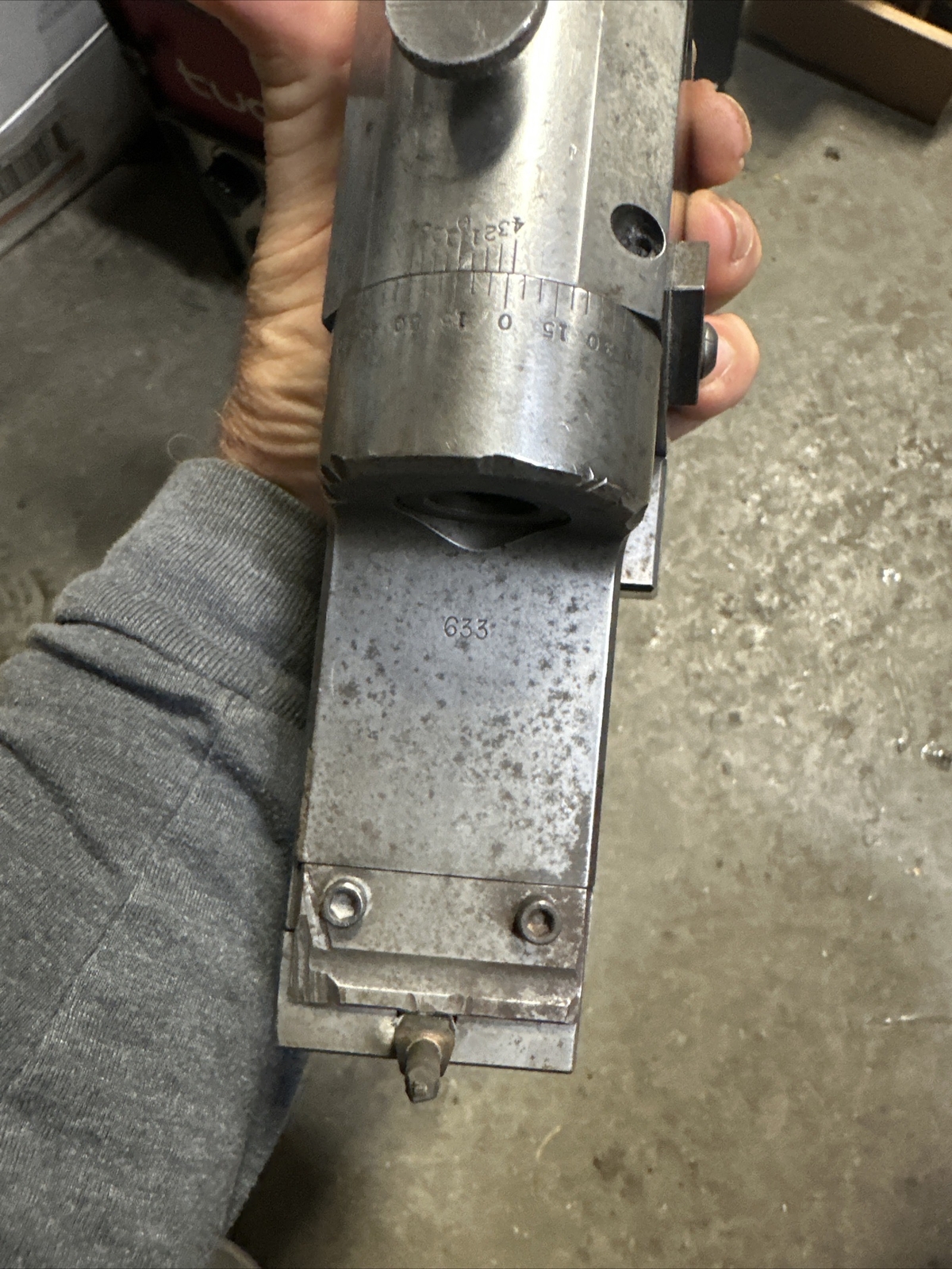 HERMANN SCHMIDT KUHN CLEARVIEW RADIUS ANGLE SURFACE GRINDING WHEEL DRESSER