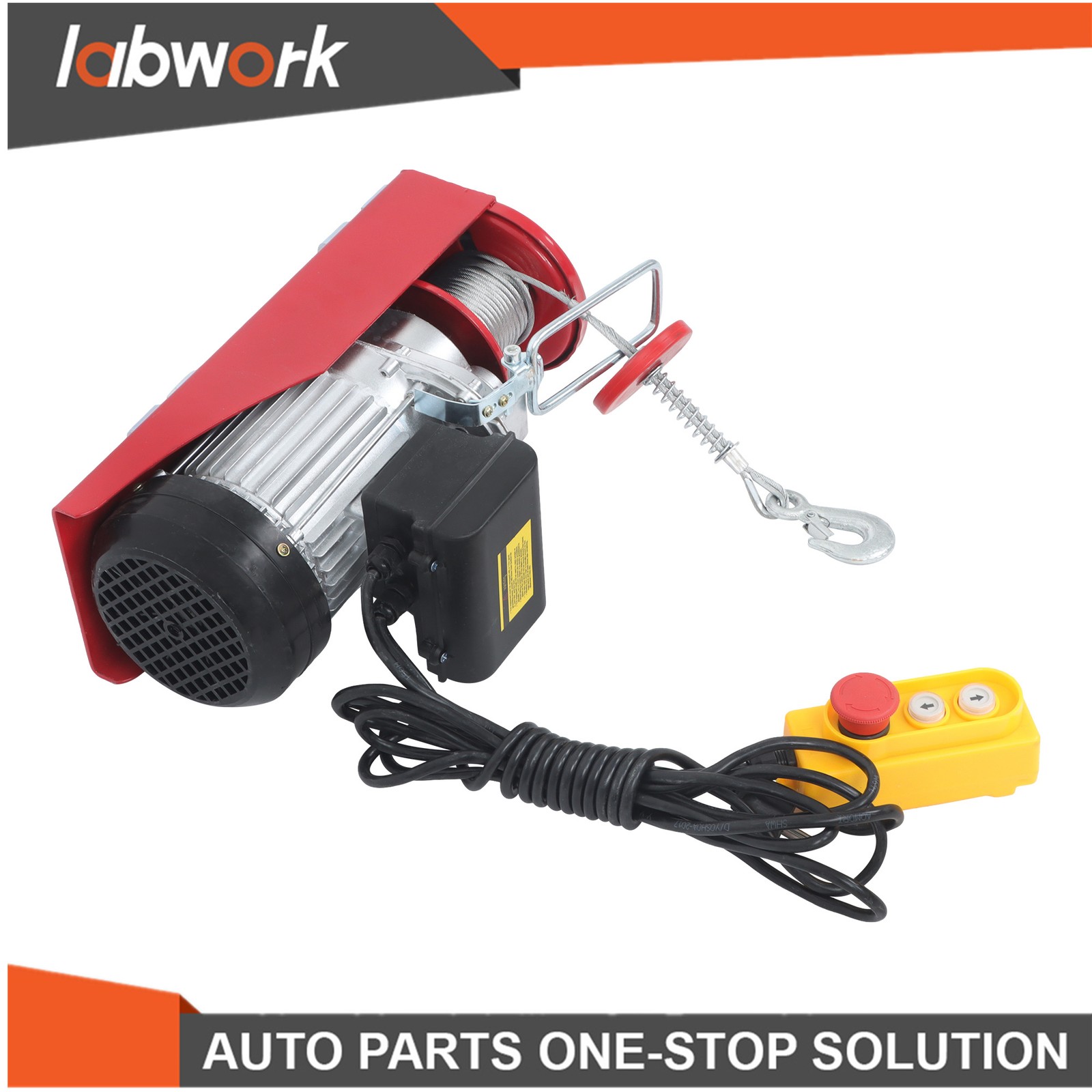 Labwork 880lbs Electric Hoist 110V 980W with 14FT/4.2m Wired Remote Control