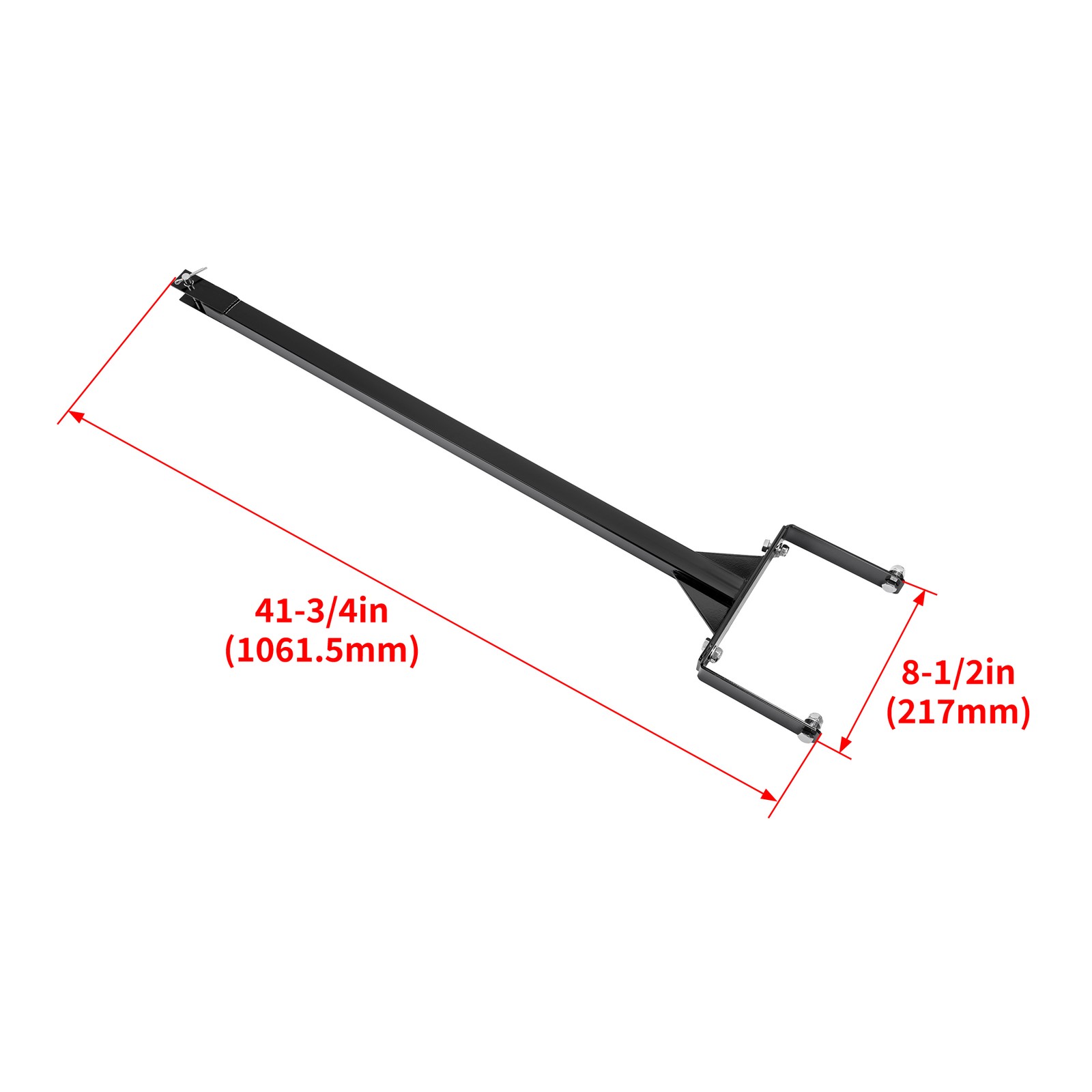 Black Tow Behind Drag Handle Attachment For Drag Harrow Driveway Grader