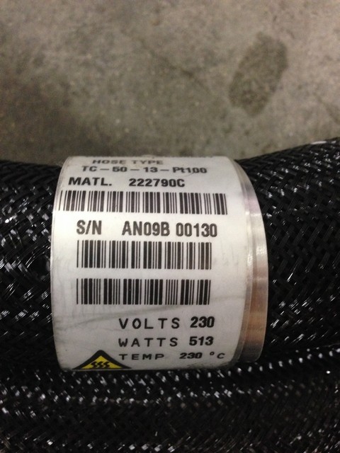 NEW Nordson TC-50-13-Pt100 Heated Hose 16 Foot TC 50 13 Pt100 230°C