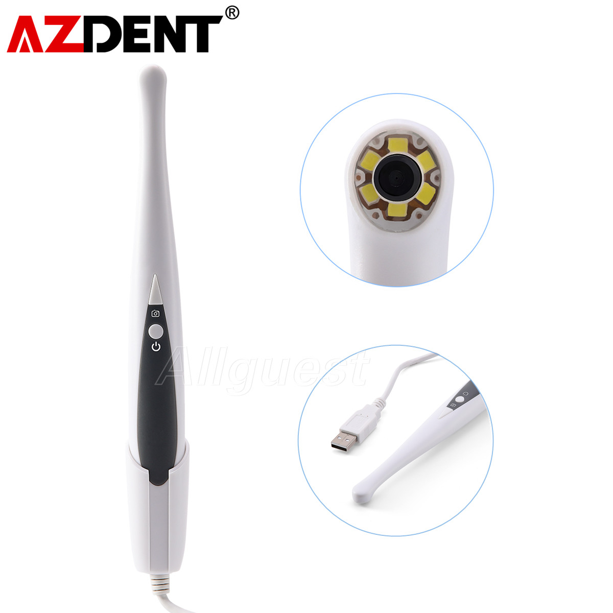 AZDENT Dental Intraoral Camera USB Digital Imaging HD Camera 13.0 Mega Pixels