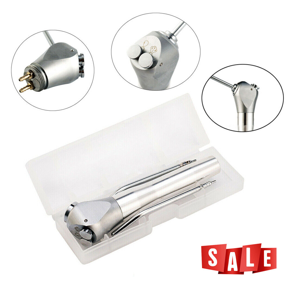 Dental 3 Way Air Water Spray Triple Syringe Handpiece w/ 2 Nozzles Tips Tubes US