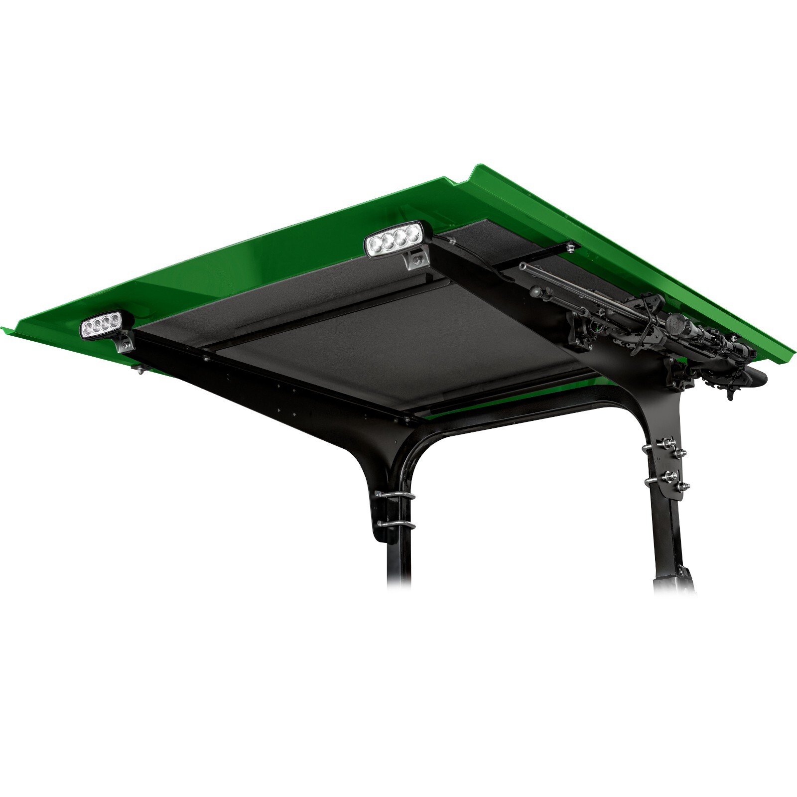 Large Tractor Canopy for 2×2, 3×2, 4×2 ROPS-Upto 45 deg.lean- John Deere Green