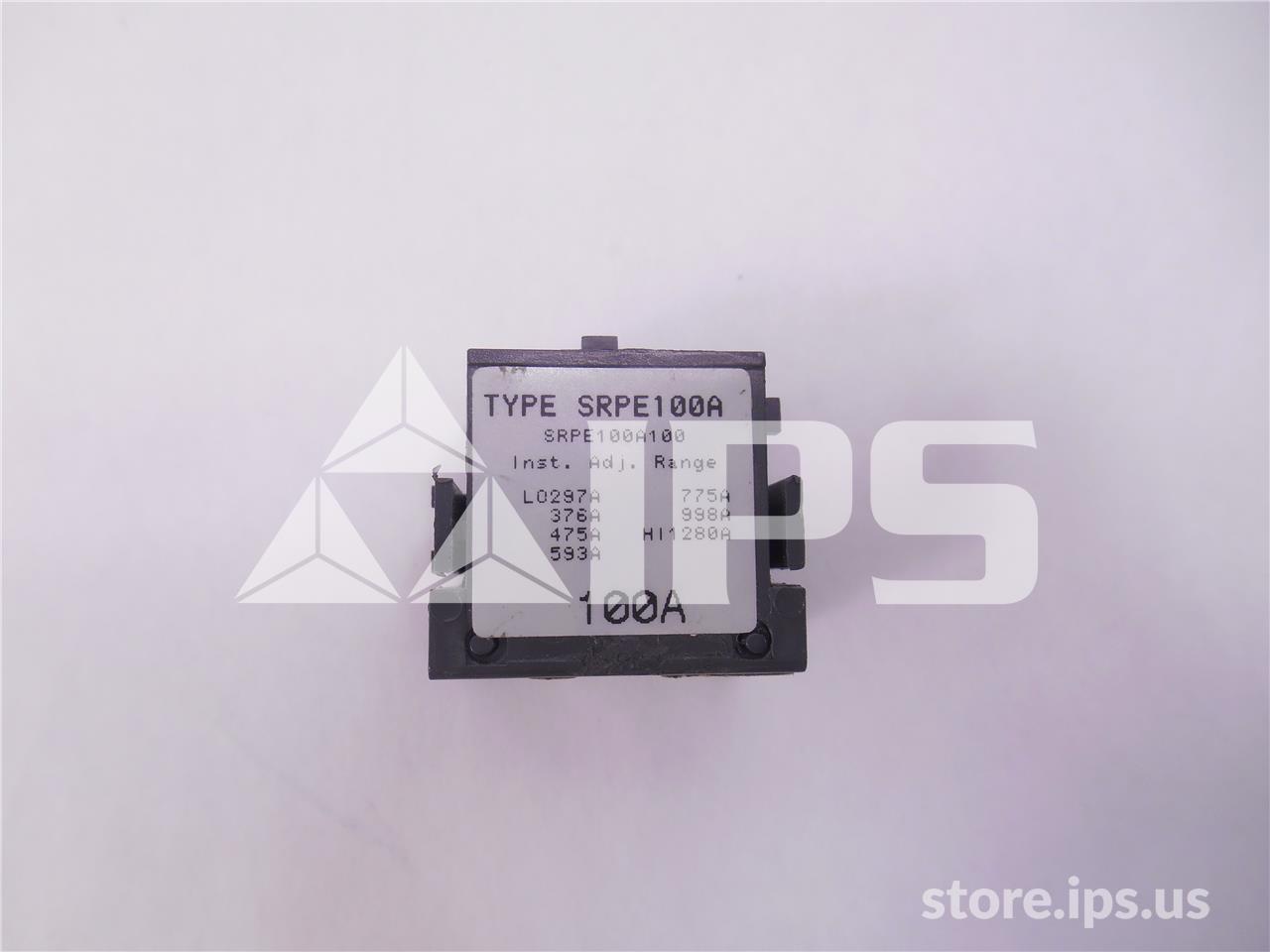 SRPE100A100 – 100A GE RATING PLUG 100A CT SKU014680
