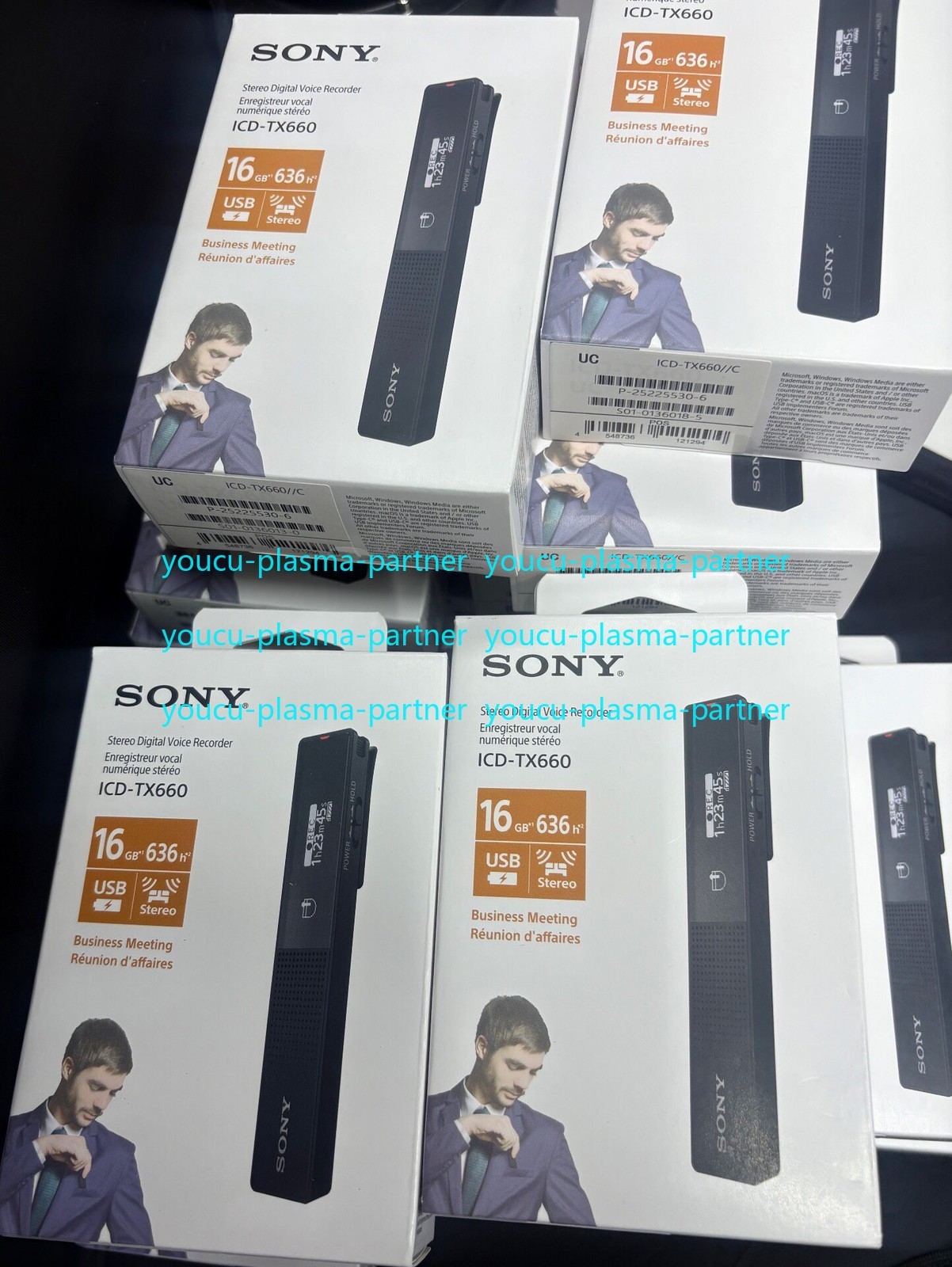 Sony ICDSony ICD-TX660 16GB Ultra-Slim Digital Voice Recorder – USB-C NEW！