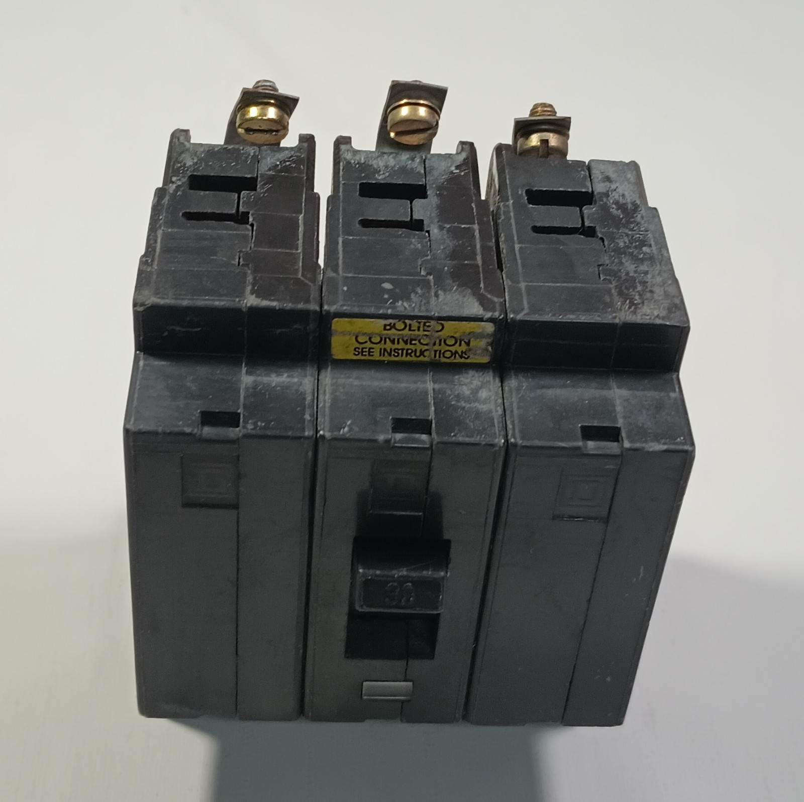 Square D EHB34030 3 Pole Circuit Breaker Chipped