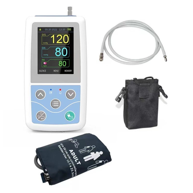 Ambulatory Blood Pressure Monitor 24 Hours NIBP Holter Software 2 BP cuffs Large