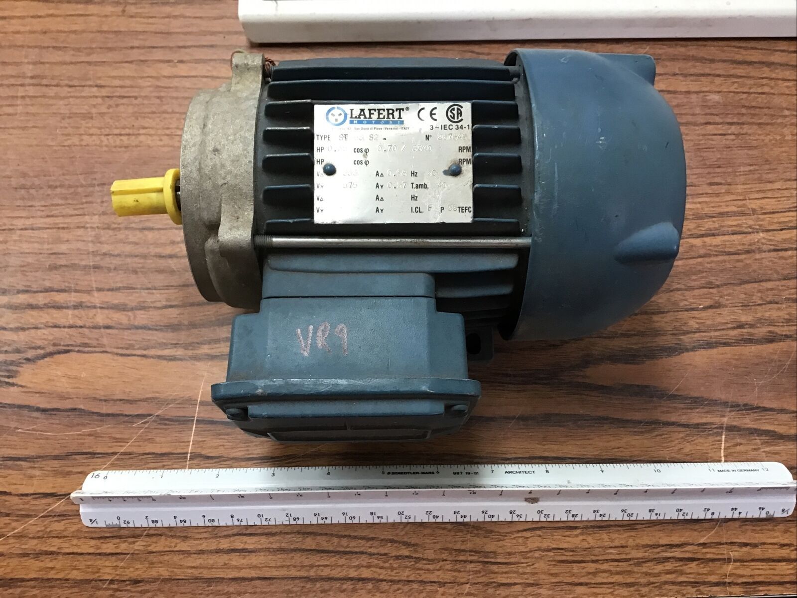 LAFERT MOTORS 0.35HP F1536 ST-63-S2 **LISTED AS USED BUT MAY BE OPEN BOX** (VR9)