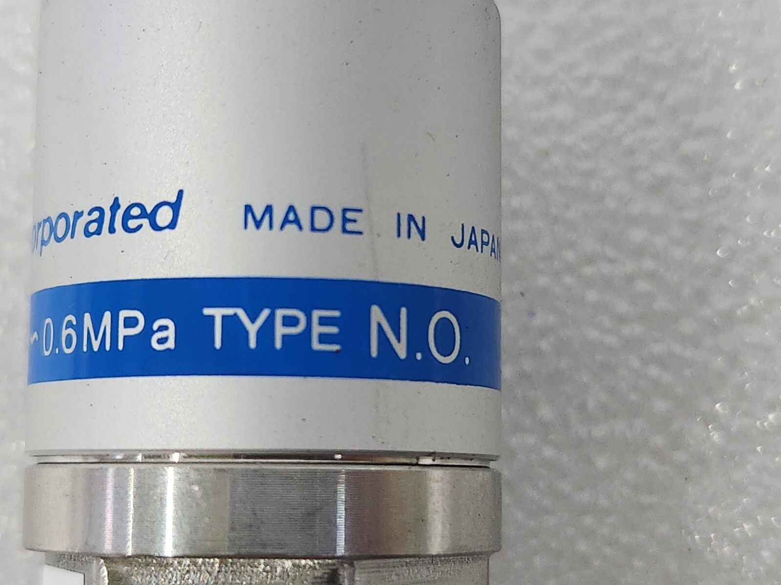 FUJIKIN DIAPHRAGM VALVE TYPE N.O. O.P 0.5~0.6MPa / 3878