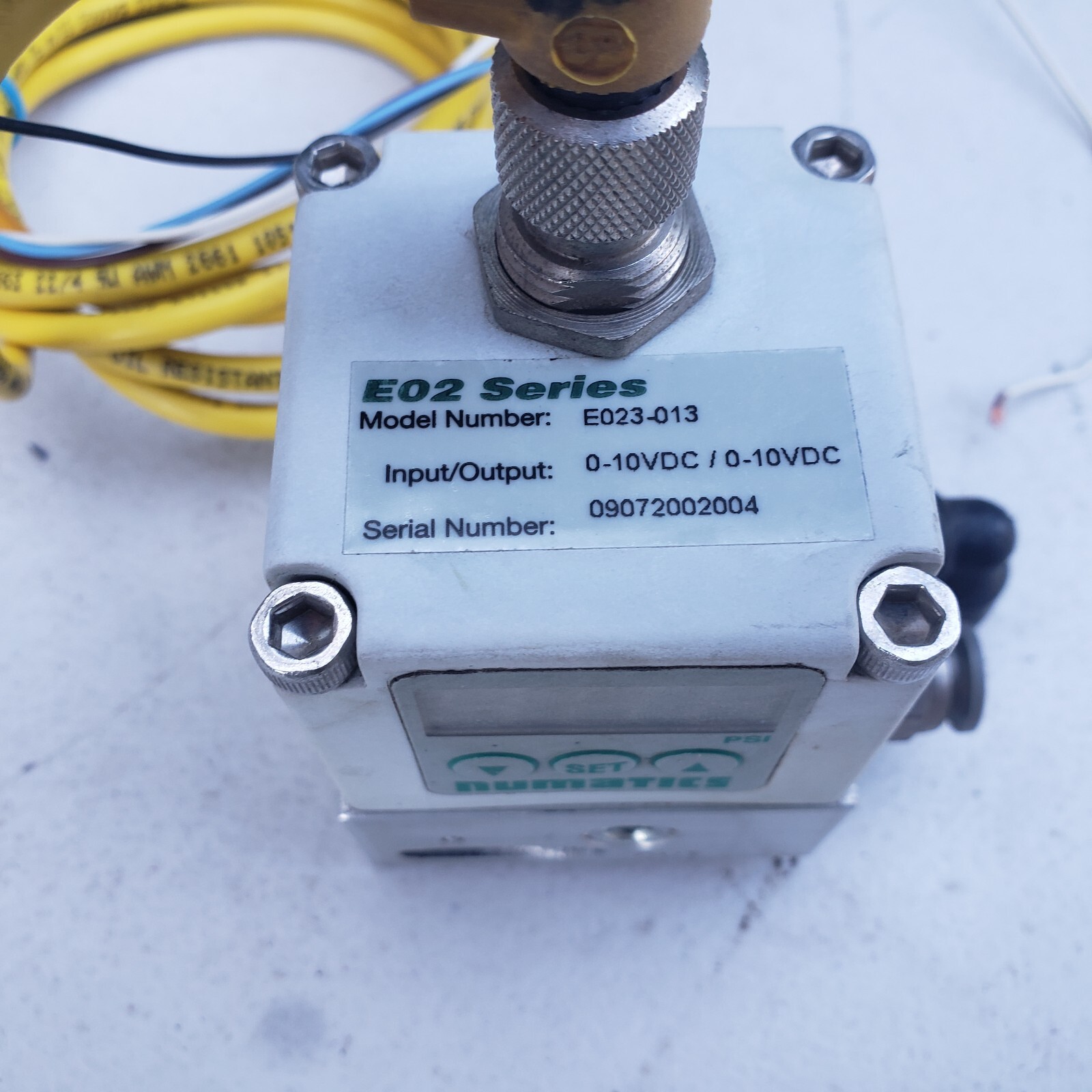 NUMATICS EO2 Series E023-013 ELECTRONIC PROPORTIONAL REGULATOR , w11
