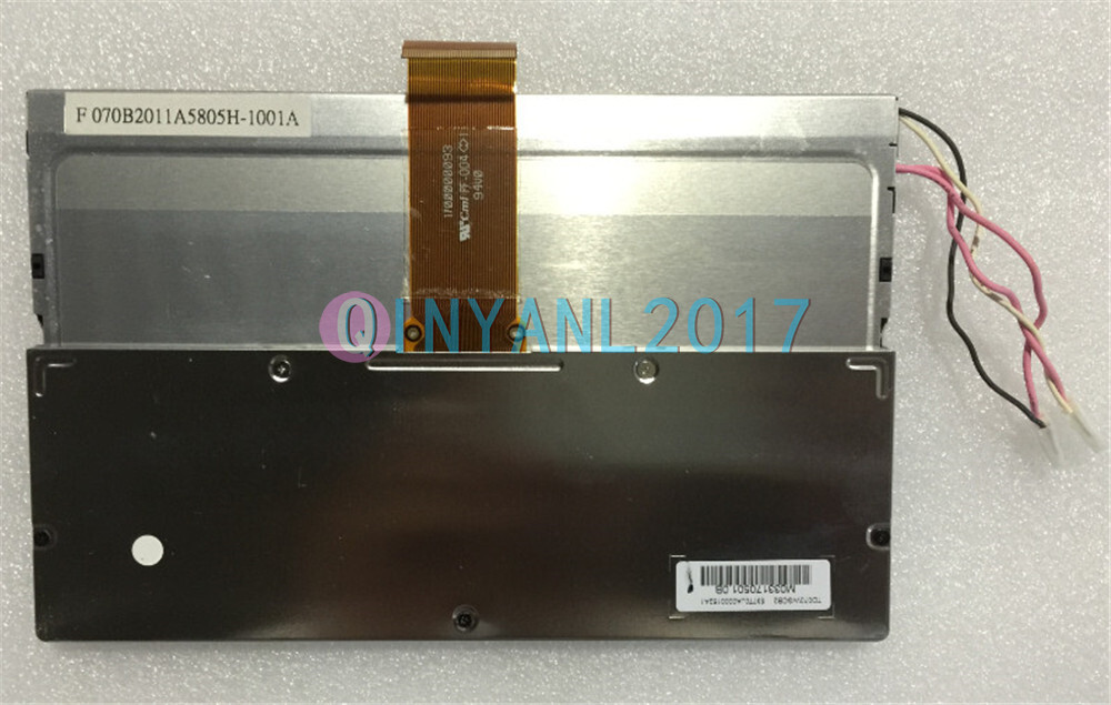 Toppoly TD070WGCB2 7″ 854(RGB)×480 Resolution 40 pins LCD screen panel