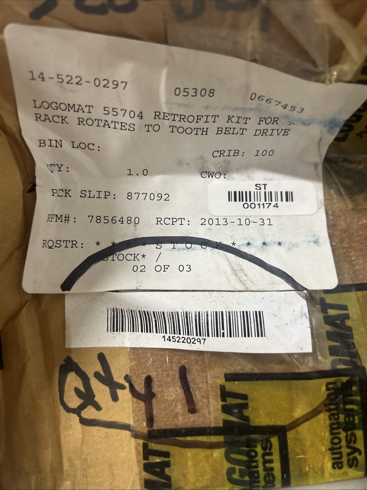 Breco 55704 TOOTH BELT DRIVE 11.5 FEET