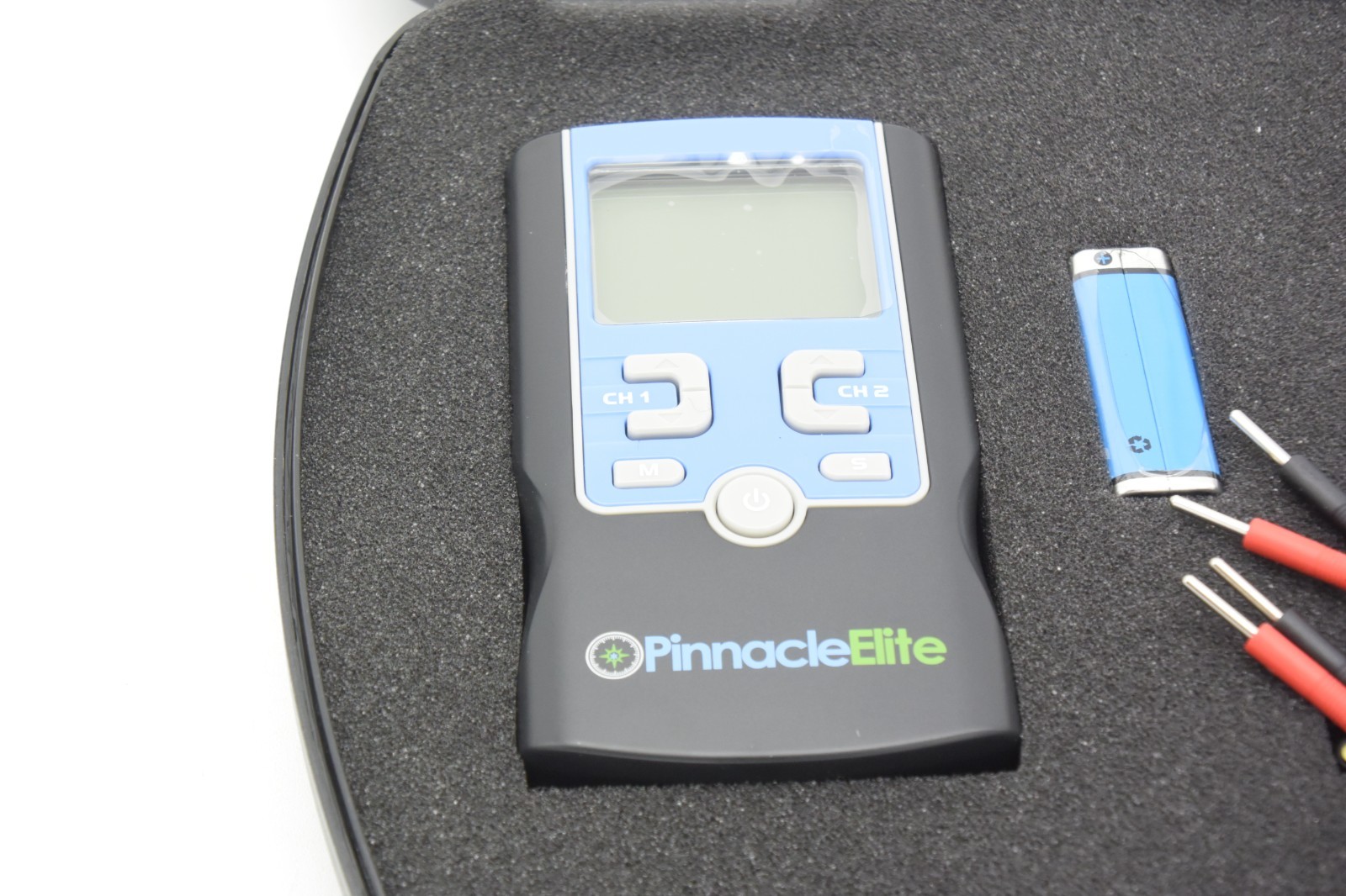 Pinnacle Elite TENS EMS Unit Muscle Stimulator + 26 Pad Packs 45 Batteries Lead