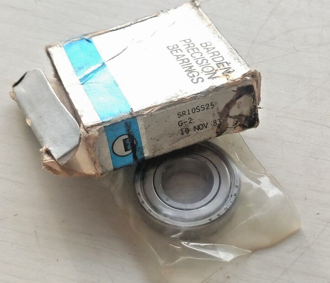 SR10SS BARDEN SUPER PRECISION BALL BEARING , SR10SS25 , G-2 , Stainless steel