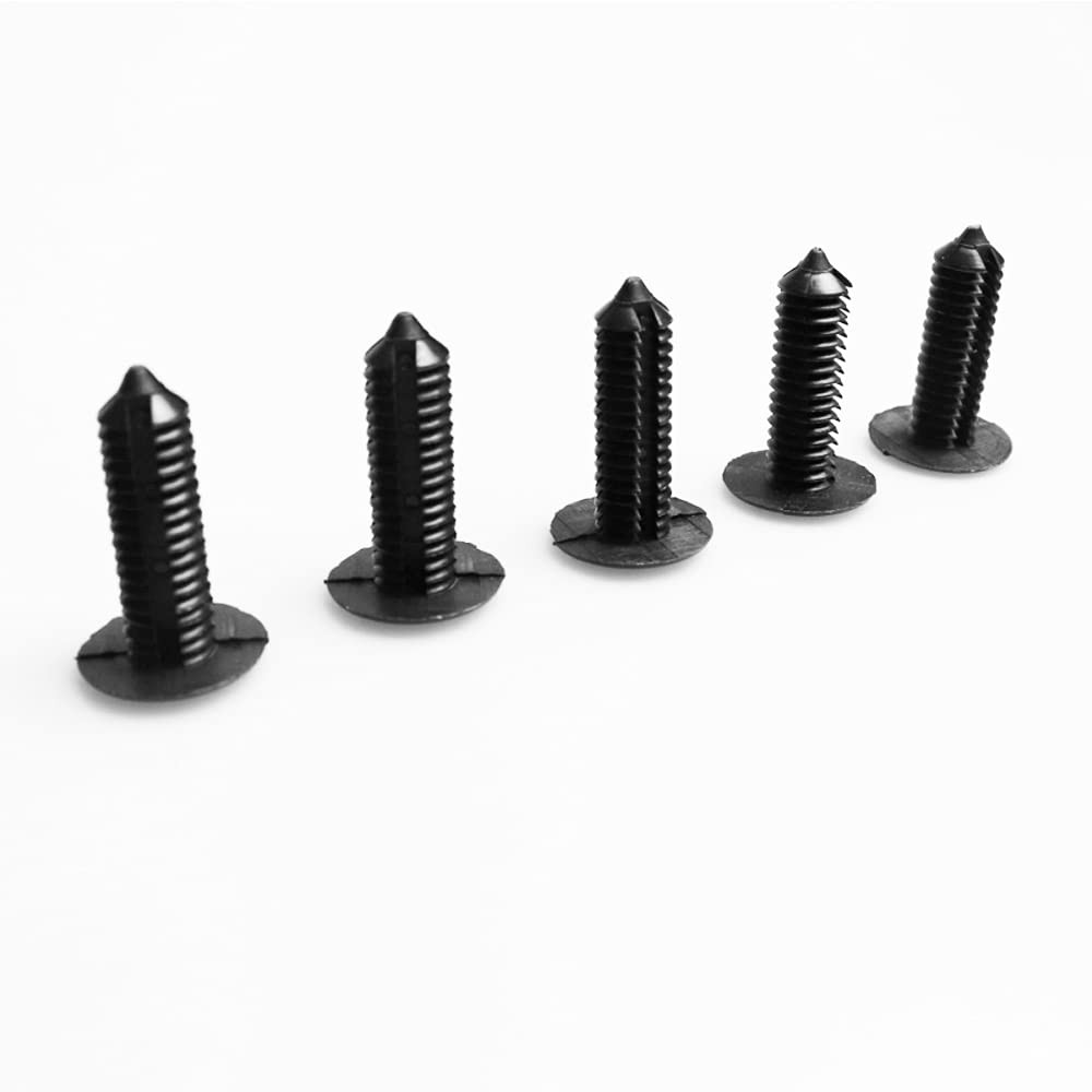 100Pcs 9mm Clip Car Retainer Expansion Screws Fastener Rivet Retainers Car Retai