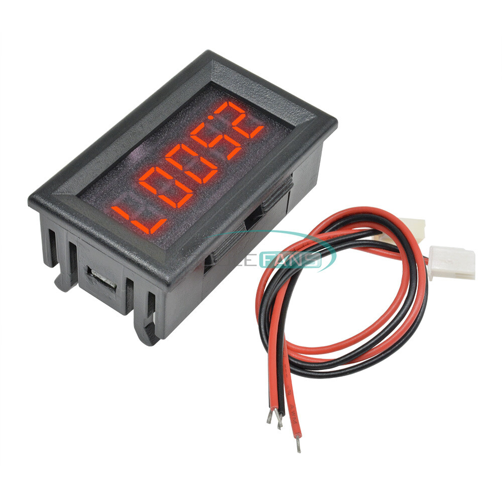 DC 0-4.3000-33.000V Red 5 Digit Precision Digital Voltmeter Voltage Panel Meter-
