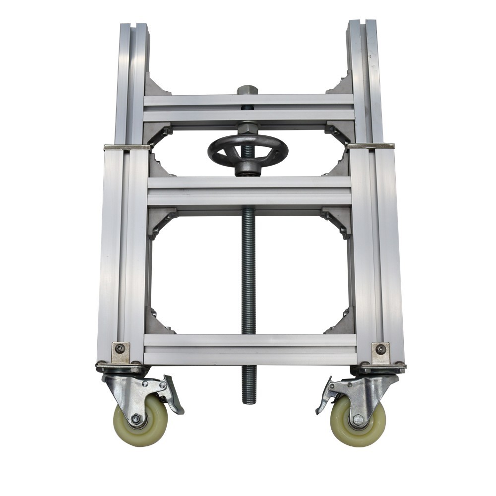 Length 59inch Width 11.8inch PVC Flat Belt Aluminum Frame Conveyor Machine 110V
