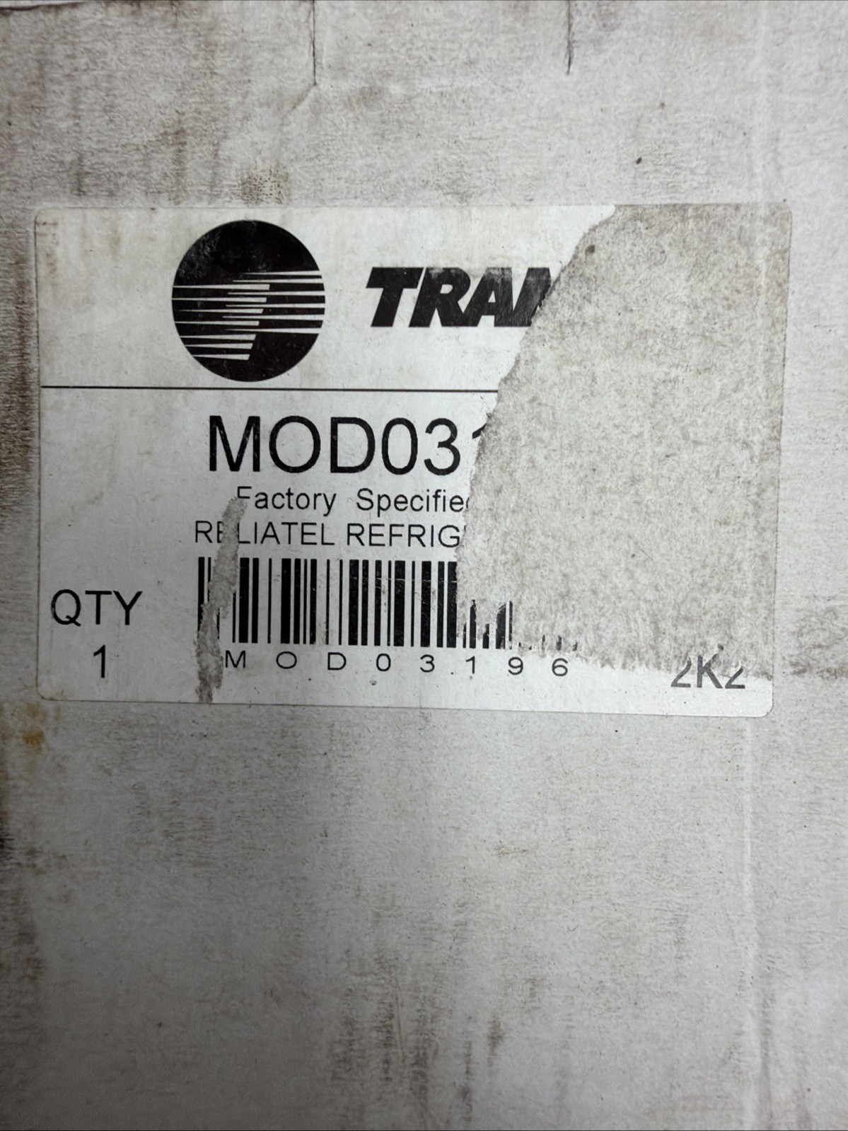 New Open Box Trane MOD03196 ReliaTel Dual Circuit Refrigeration Module Board
