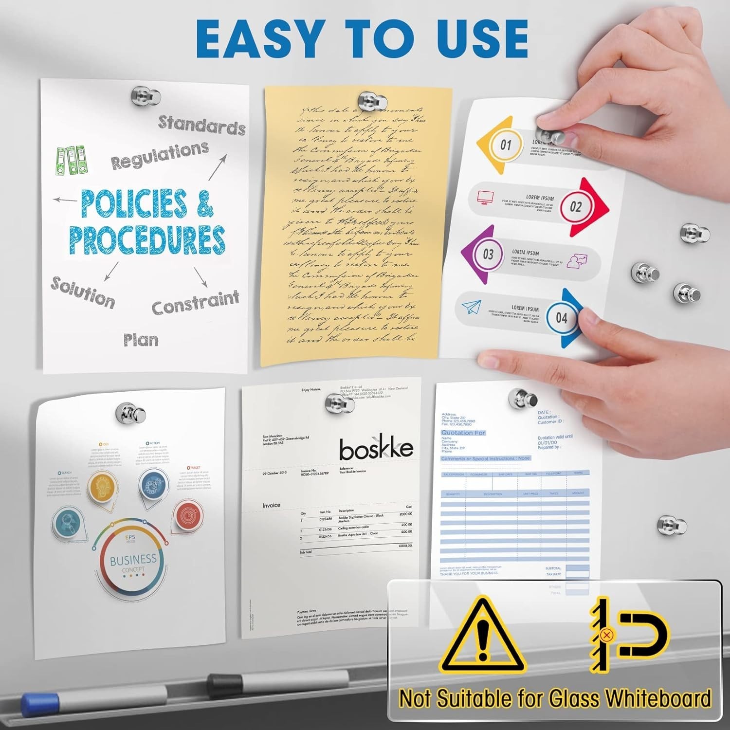 Innovative 48 Pack Magnetic Push Pins – Decorative & Functional for Everyday Use