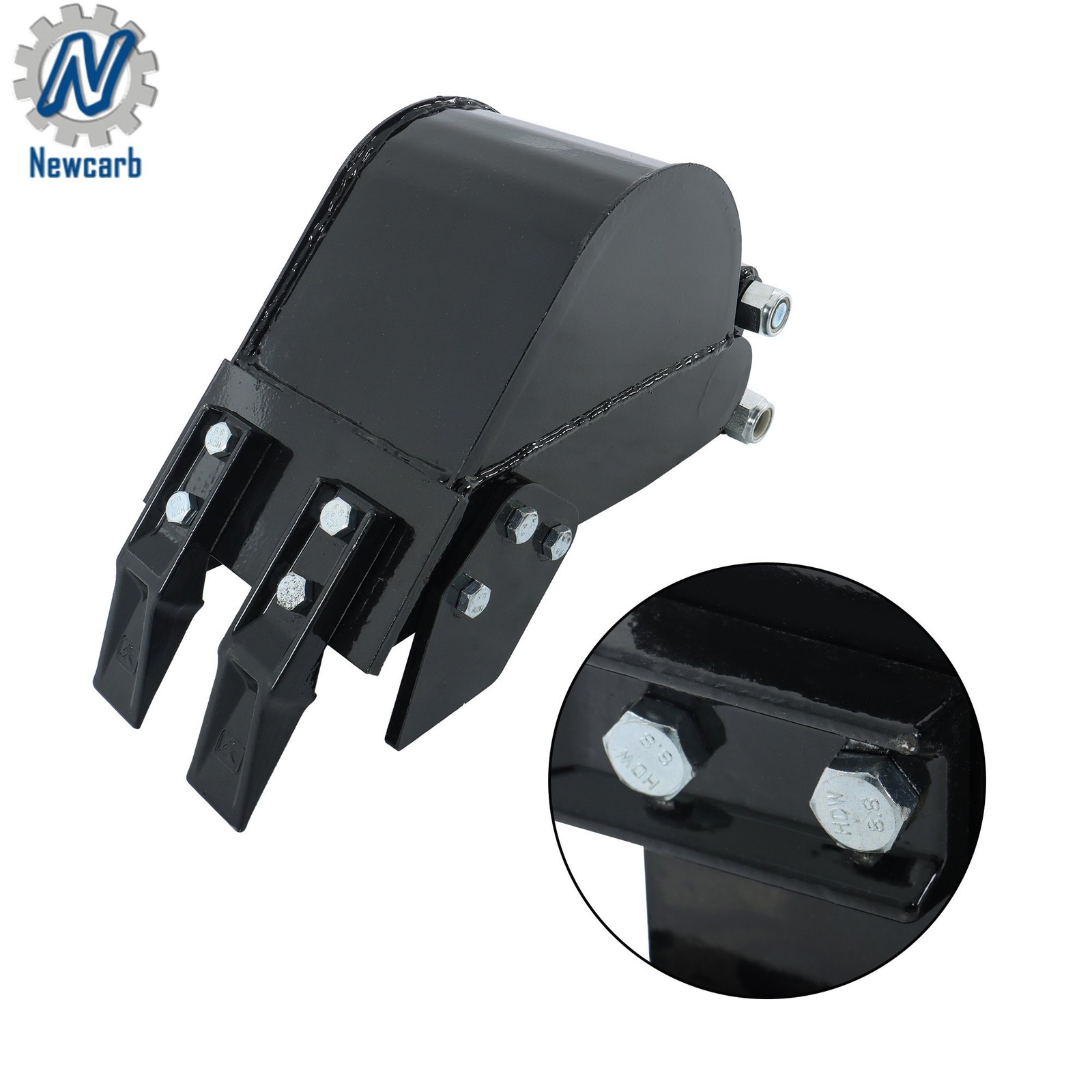 Narrow 200mm Bucket for Mini Excavators Compact & Versatile Digging Tool US