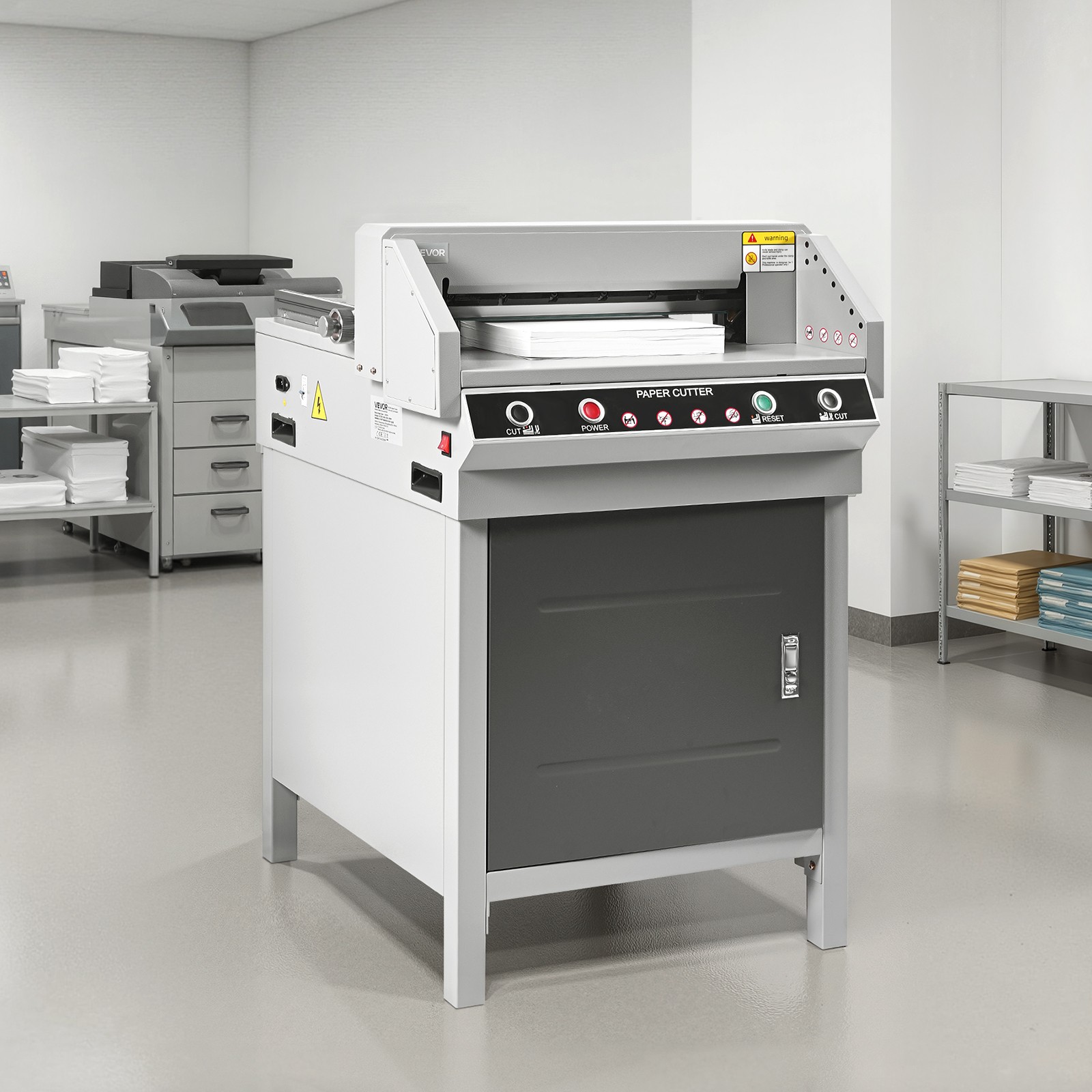 VEVOR Electric Paper Cutter 17.72 in Cutting Width 1.57 in Cutting Thickness