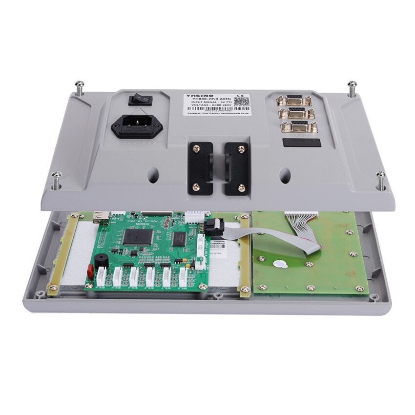 BIG Metal LCD Digital Readout YH800-2P With 2 PCS Linear Scales Linear Encoder