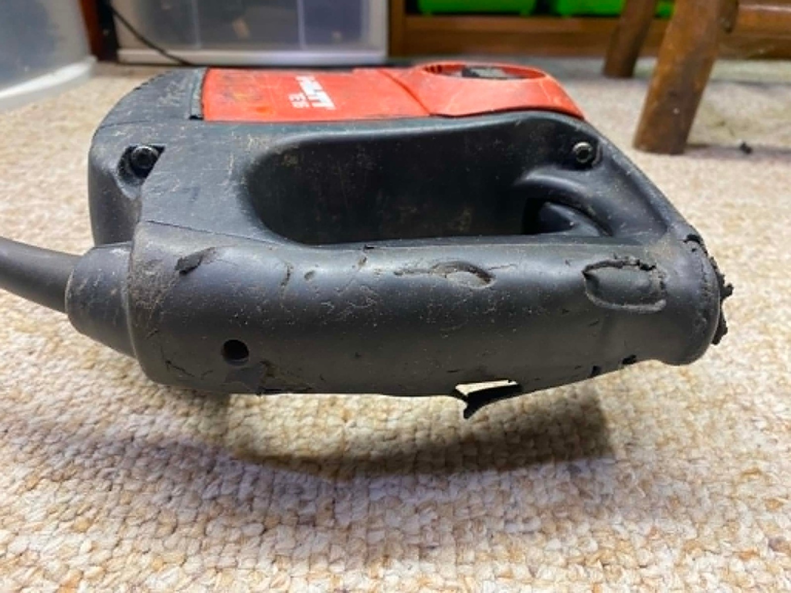 Working Hilti TE 16 Rotary Hammer Drill SDS Plus With Handle