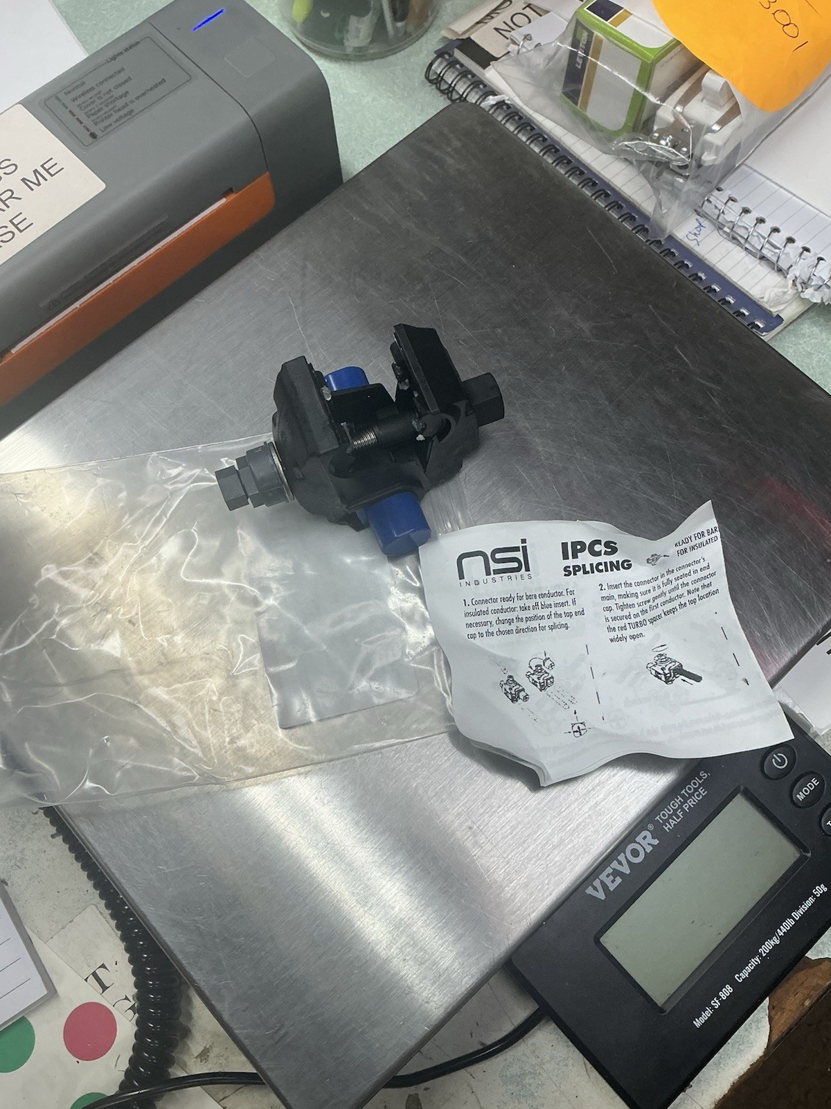 INSULATION PIERCING CONNECTOR 750-3/0 MAIN 10-14 AWG TAP