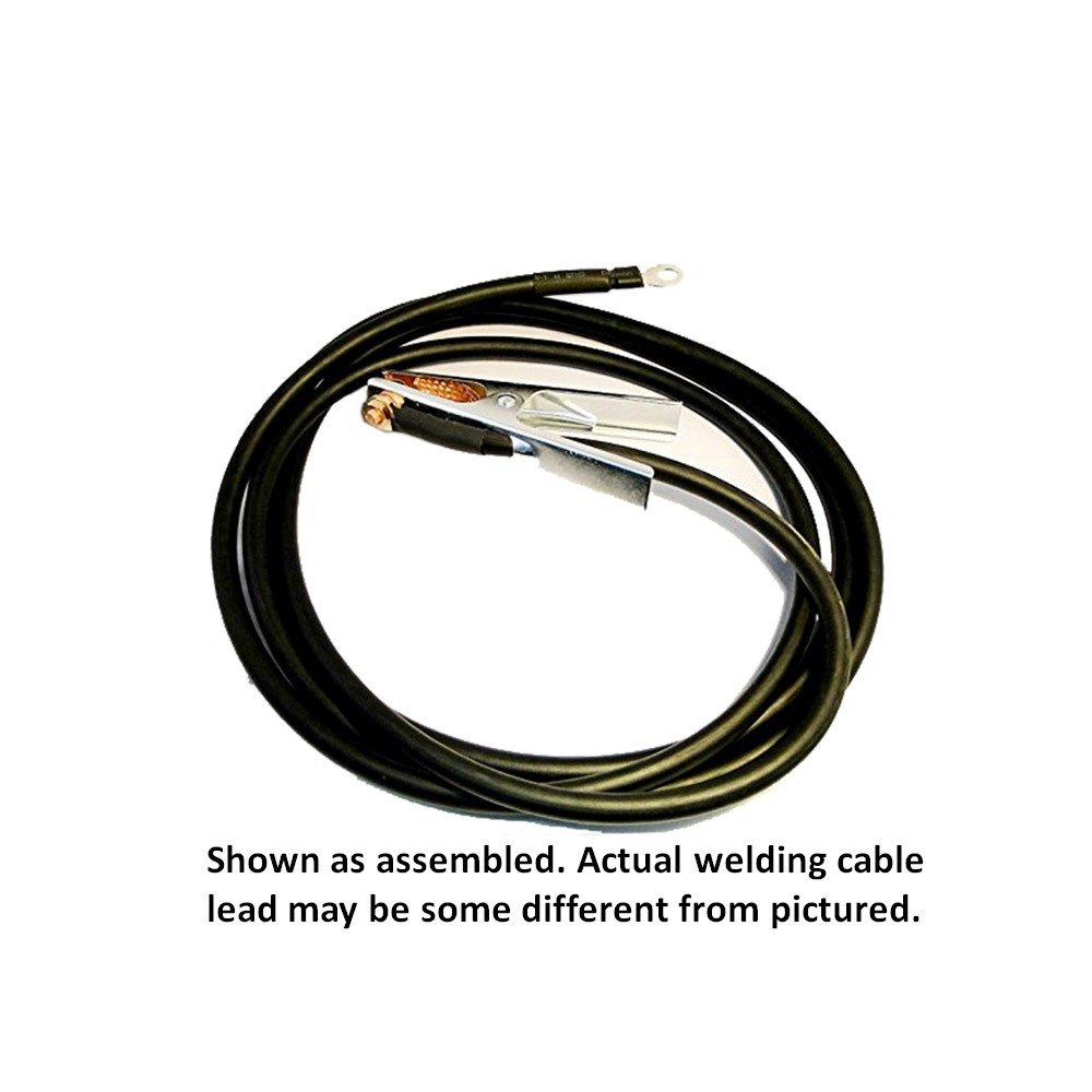 WeldingCity® 25-ft 2-AWG Welding Cable w/ 300A Stick Holder/Clamp/Lugs US Seller