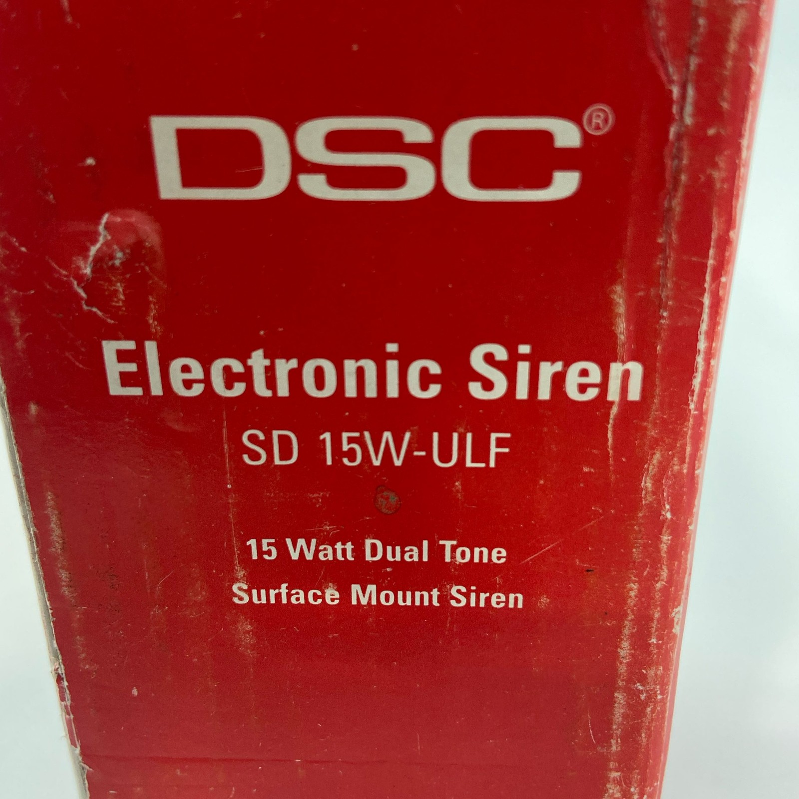 DSC SD-15WULF 15W Dual-Tone Siren, White, 4.3×4.3×2.2 in