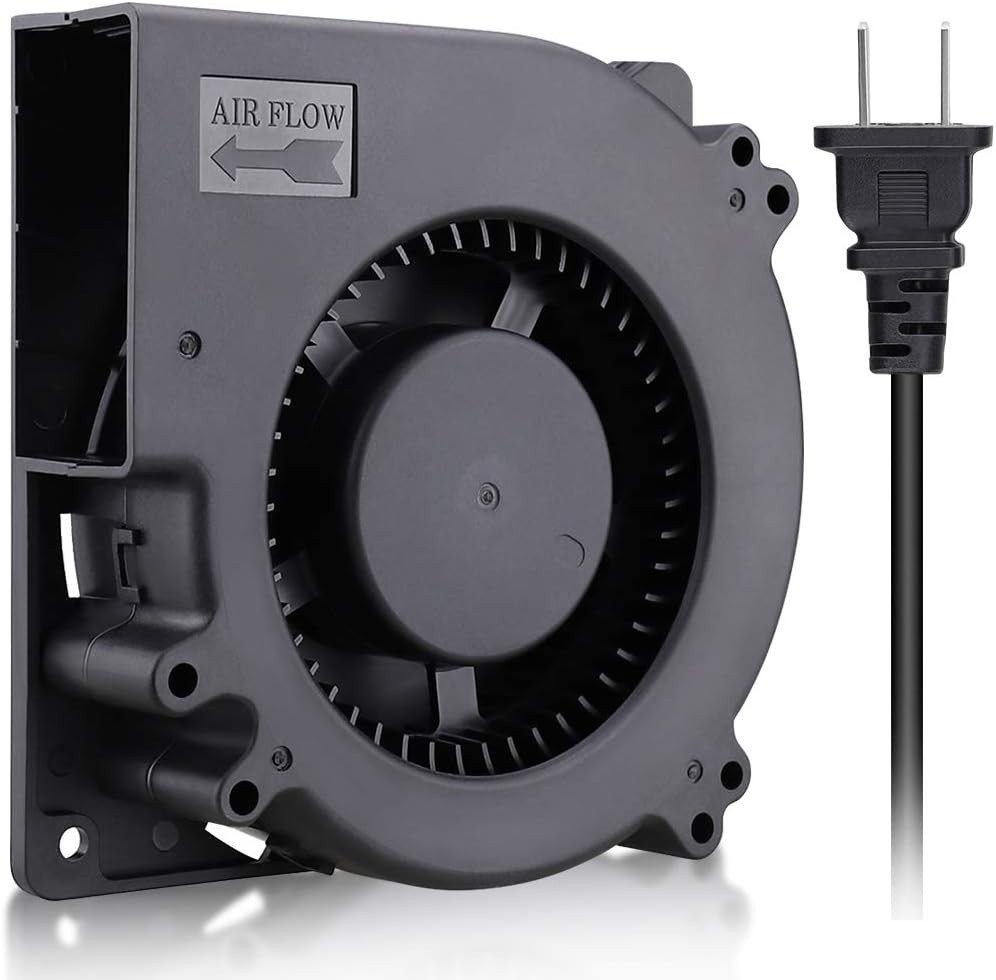 Versatile 120V Blower Fan – Perfect for Cooling Projects, 2200 RPM Power