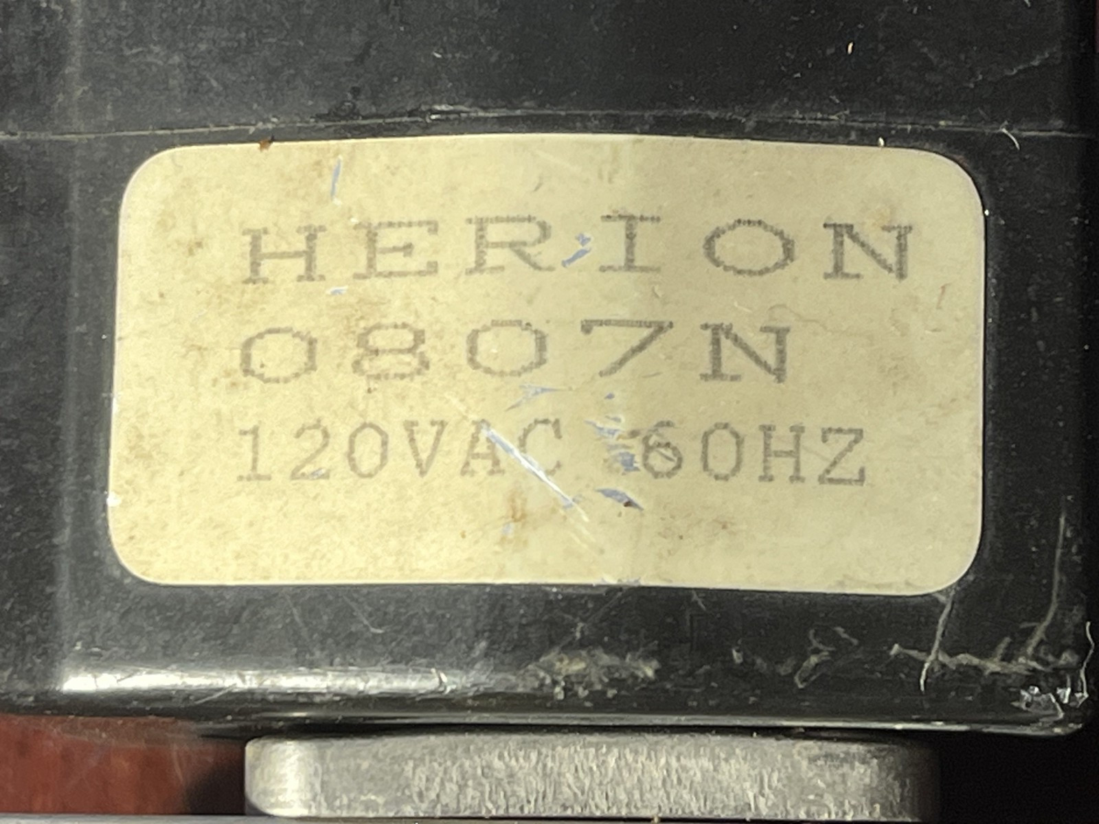 Herion 3-Way 120V 0-150# Solenoid Valve (Box 26-051)