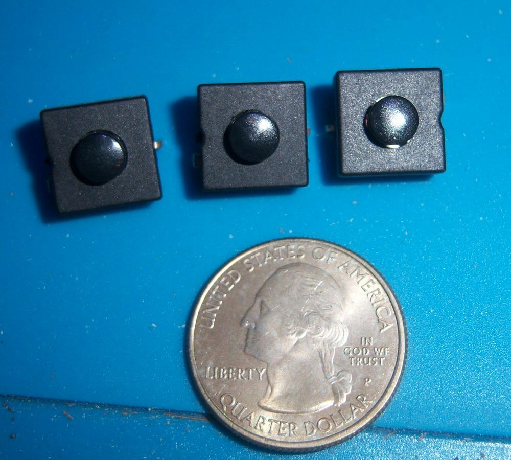 Mini Push Button 12mm On Off Switches Square (10) weatherproof 30v Ship from USA