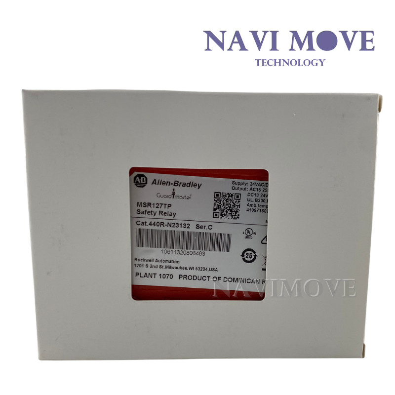 New Allen Bradley 440R-N23132 Ser C Guardmaster MSR127TP Safety Relay USA STOCK