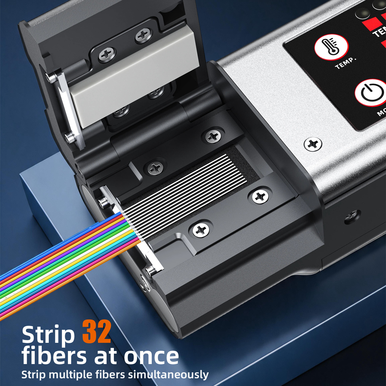 Fiber Optic Thermal Stripper 1-32 Core with Adjustable Heat Control