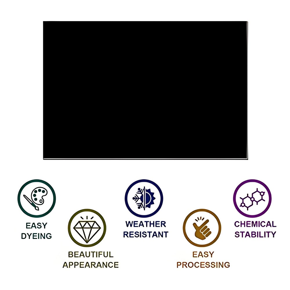 ABS Black Plastic Sheet DIY Project Model Making 1mm 2mm 3mm 4mm to 20mm Thick