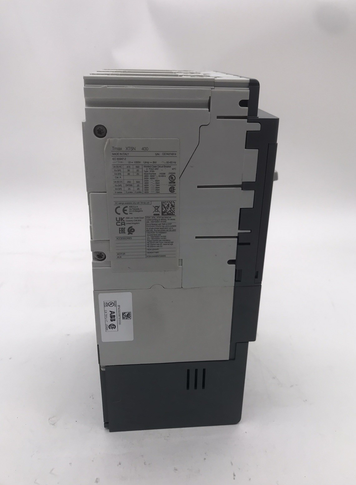 HOUSTON STOCK ABB XT5NU340ABNF000XXX XT5N 400 A REFURBISH FREE 2 DAY AIR BUY NOW