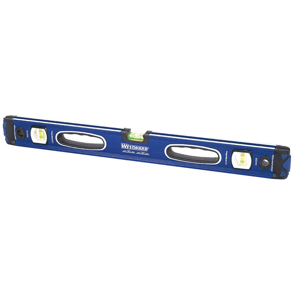WESTWARD 32ZU65 I-Beam Level,Aluminum,Neodymium ,24 in. 32ZU65