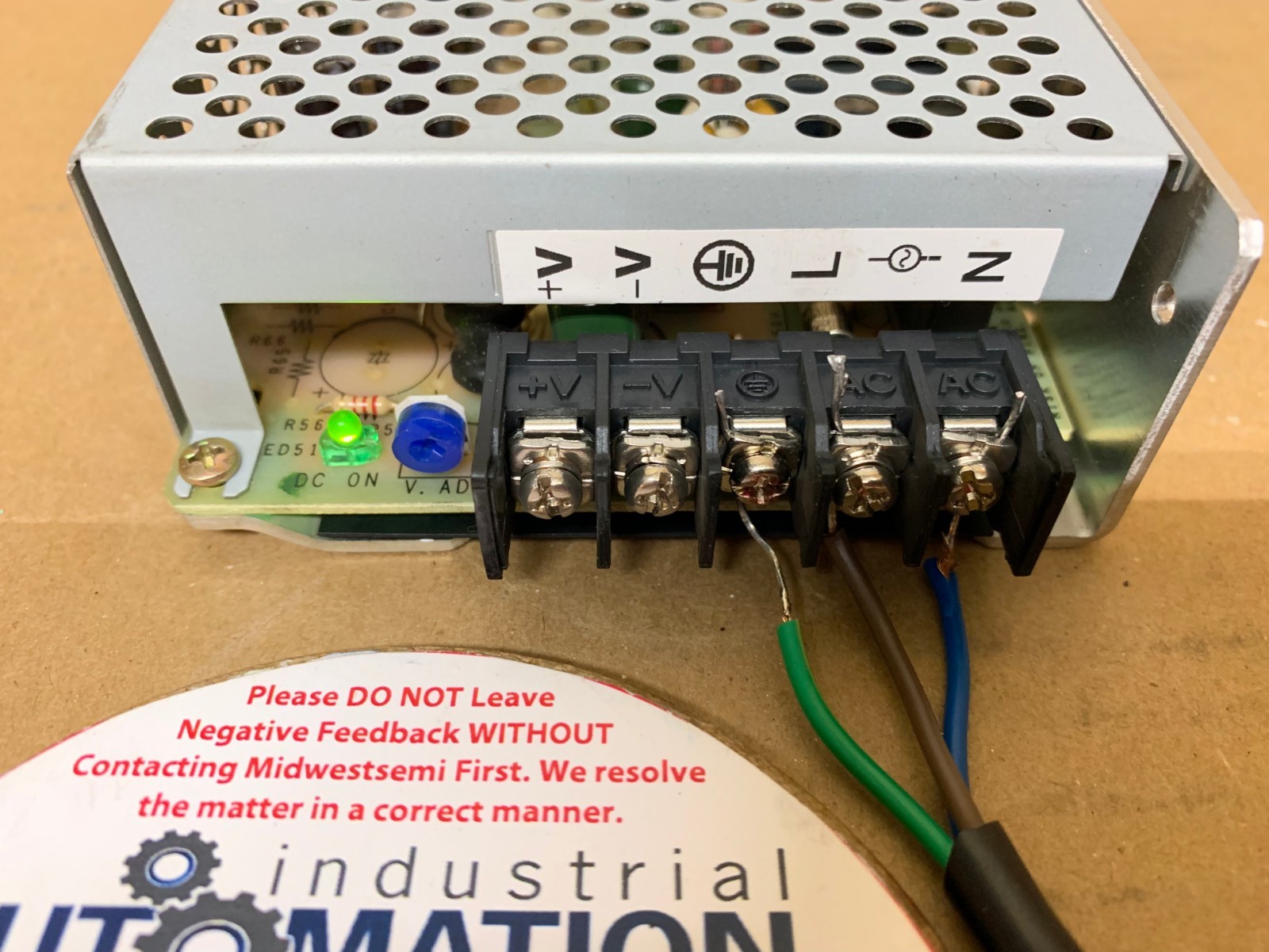 TESTED OMRON S82J-05024DD POWER SUPPLY AC100-240V 50/60HZ 1.4A OUT 24V SHIPSAMDA