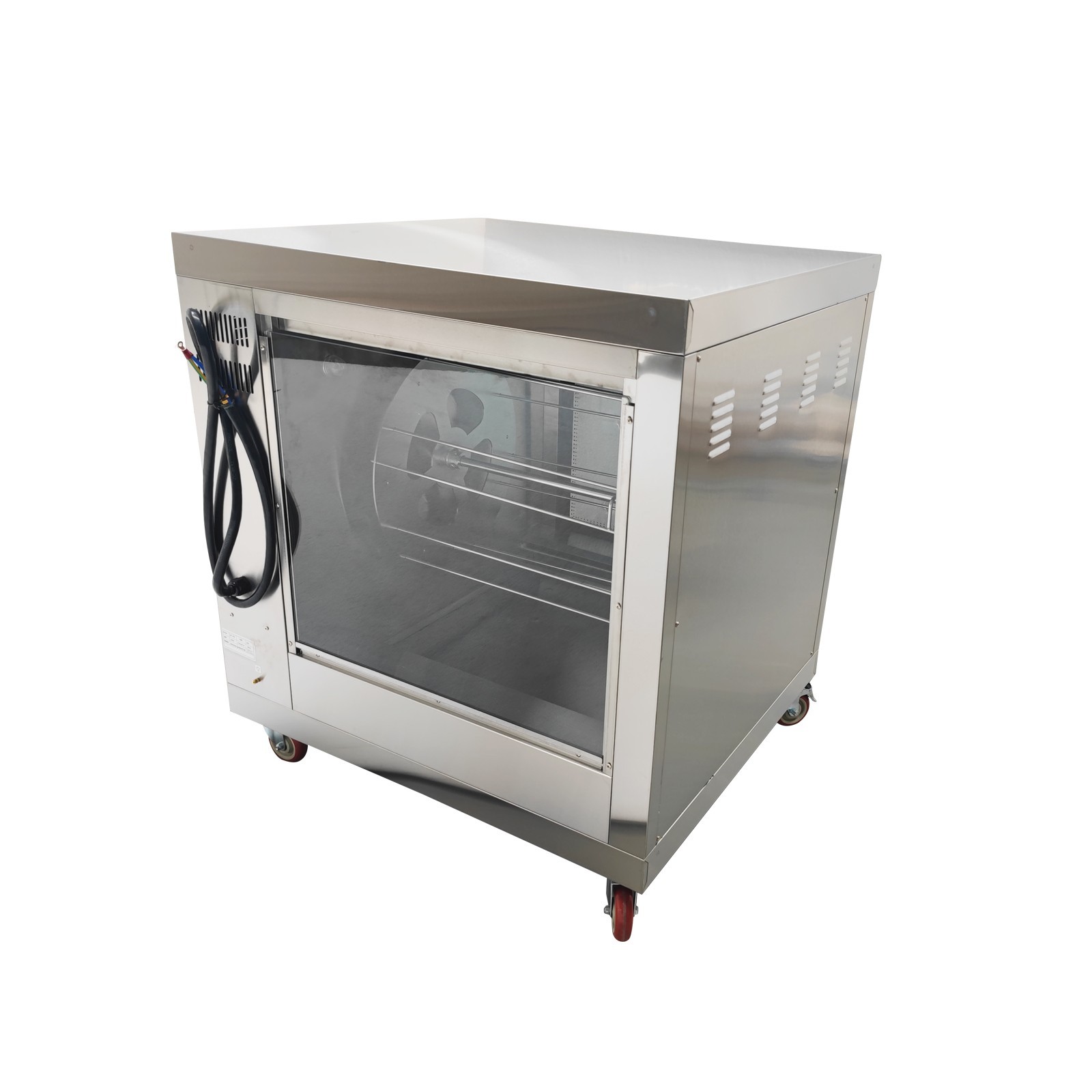 220V Electric Chicken Rotisserie Machine 122-572℉ Temp. Adjust Rotisserie Machin